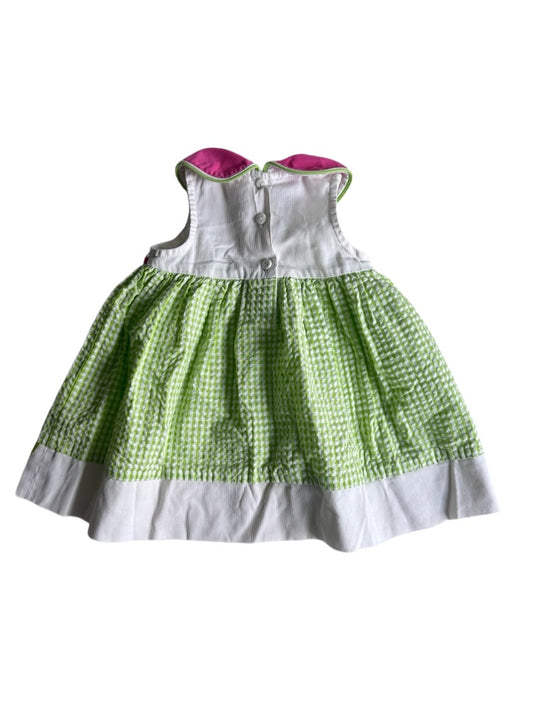 Vintage babykjole med vandmelon design str. 86