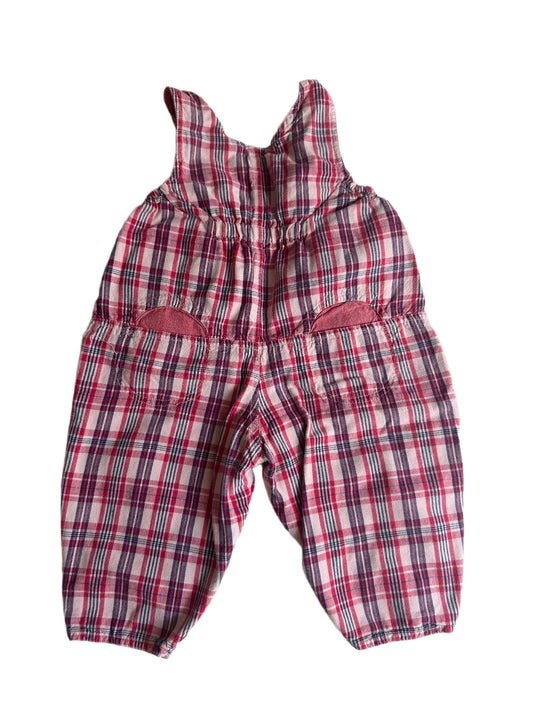 Vintage lyserøde baby smækbukser str. 74